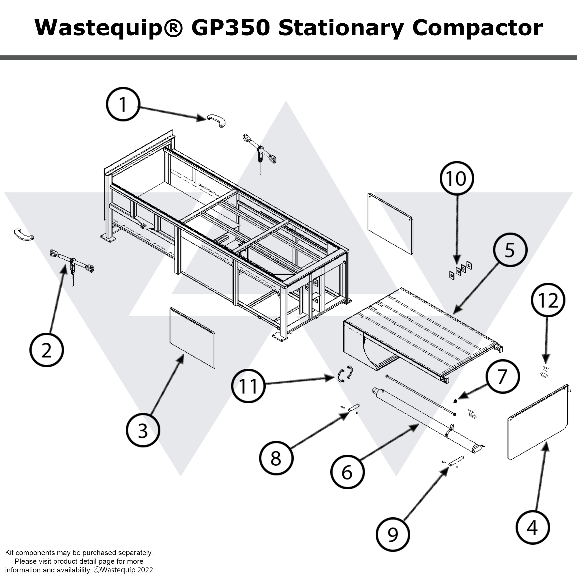 Wastequip® GP350 Stationary Compactor