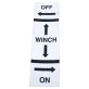 Galbreath™ Decal, "Winch On-Off" slider navigation image