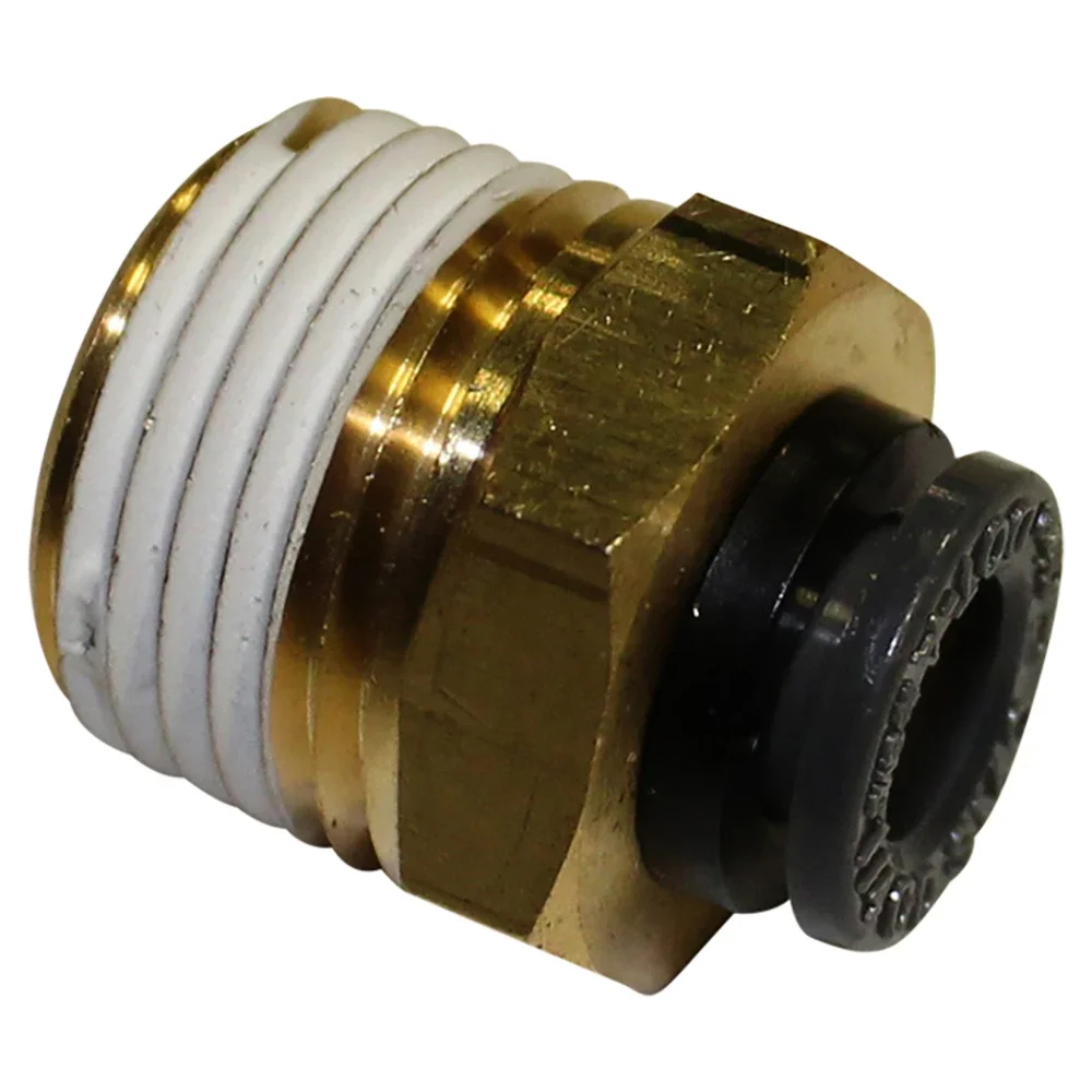 Wastebuilt® Brass Connector,1/4CT-3/8MP