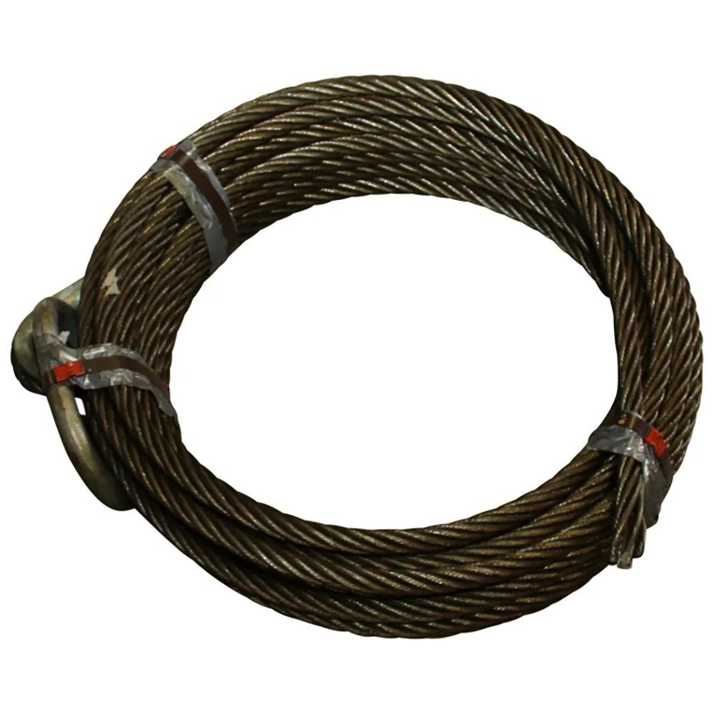 Galbreath™ Wire Rope 7/8"X80' with D-Ring
