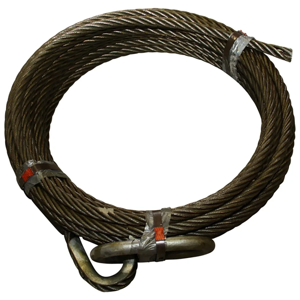 Galbreath™ Wire Rope 7/8"X80' with D-Ring