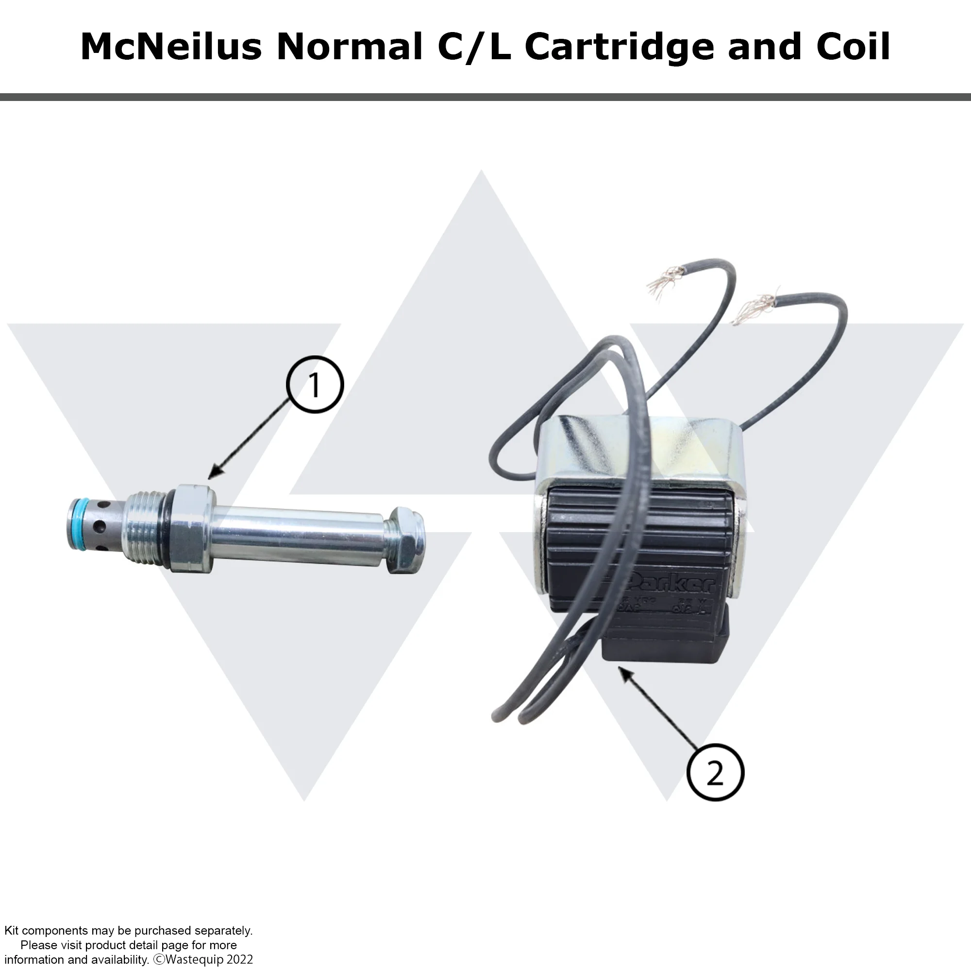 Wastebuilt® Replacement for McNeilus Normally Open C/L Cartridge Without Coil - CEC