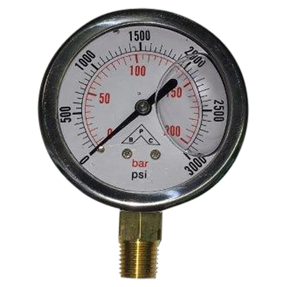 Galbreath™ Compactor Pressure Gauge-2.5", 3000 PSI