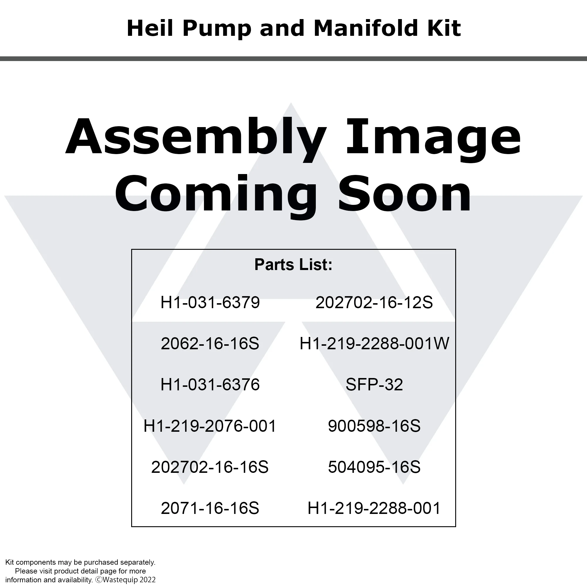 Wastebuilt® Replacement for Heil Pump and Manifold Kit