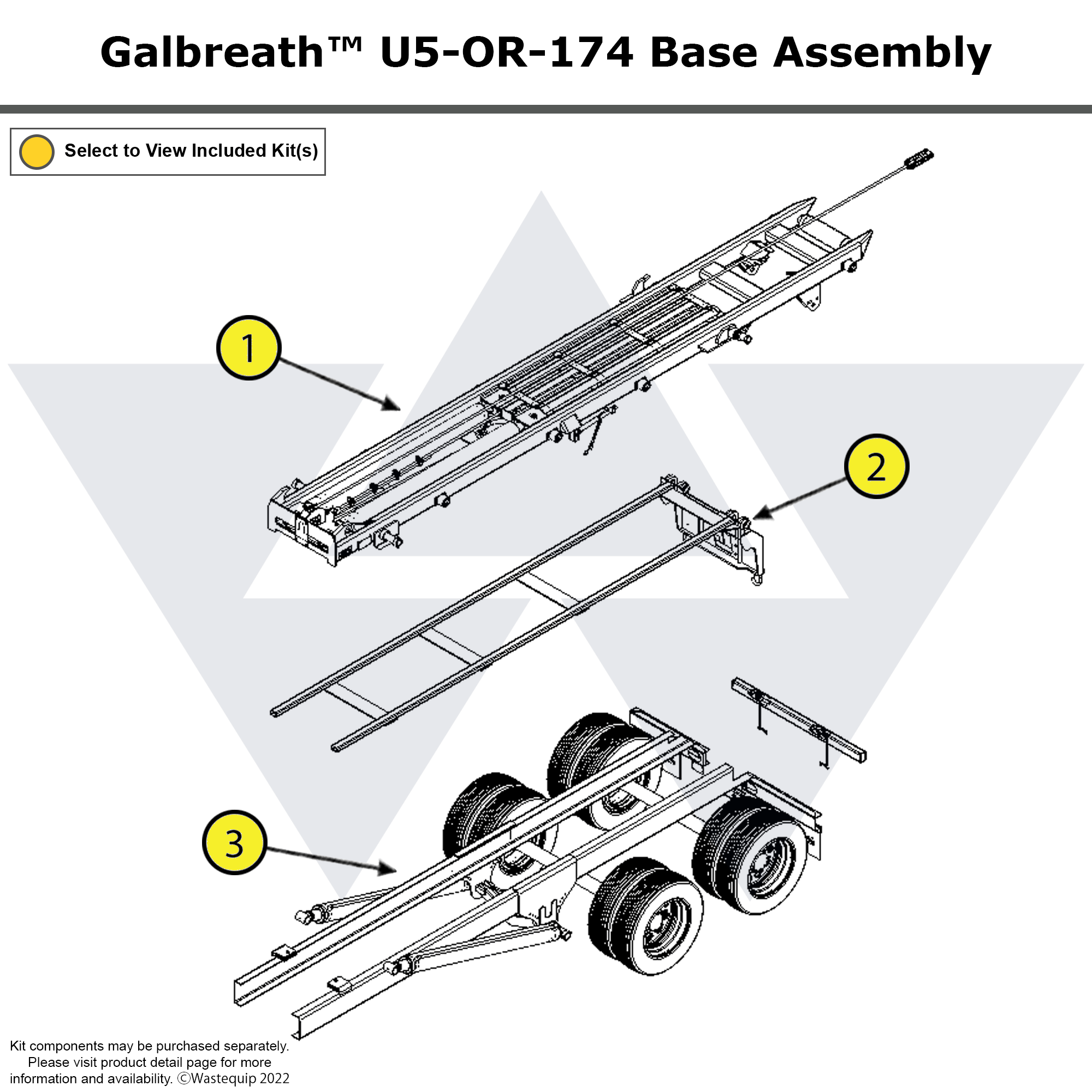 Galbreath™ Hoist U5-OR-174 Assembly