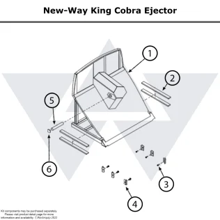 Wastebuilt® Replacement for New Way King Cobra Ejector