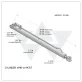 Wastebuilt® Replacement for McNeilus Tailgate Cylinder (2.5" X 1.5" X 38") slider navigation image