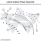 Wastebuilt® Replacement for Labrie Finger Assembly, Grabber, 300 Gallon, Right Hand Arm slider navigation image