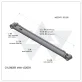 Wastebuilt® Replacement for New Way Tailgate Lift Cylinder 102059 (3" X 1.5" X 42.06") slider navigation image